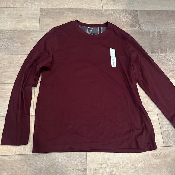 SONOMA MENS 2 PIECE PAJAMA SET RED GRAY PLAID NEW LARGE - Picture 3 of 13